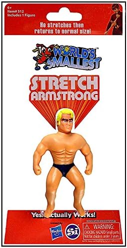 Worlds Smallest Stretch Armstrong 3.5"
