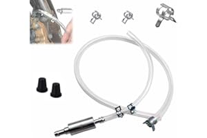 OCCTATE Brake Bleeder Hose- One Way Check Valve Tube Bleeding Tool Kit for Motorcycle Clutch, Brake Bleeder Kit for Hydraulic System Bleeding, One Way Brake Bleeder Valve for Car Motorbike(1pc)