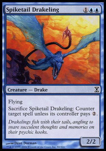 Magic: the Gathering - Spiketail Drakeling - Time Spiral