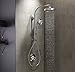 KOHLER K-45211-CP HydroRail-R Arch Shower Column, Wall-Mount Shower Column for Showerhead and Handshower, Polished Chrome