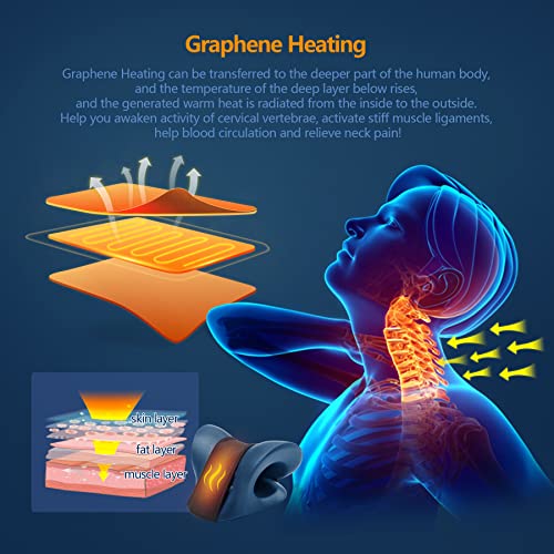 Cozyhealth Neck Stretcher for Neck Pain Relief, Heated Cervical