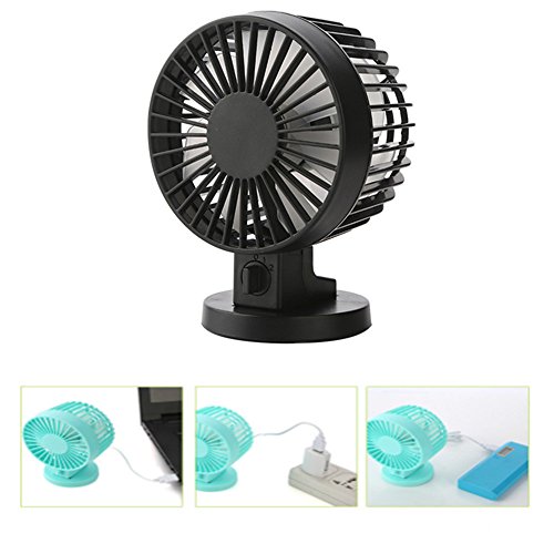 Portable Mini Cooling Fan,Mini USB Cooling Fans Personal for Desk,Handheld Rechargeable Battery Operated Fans,Outdoor Mini Fan Multipurpose,Double Leaf Fans for Office Room Traveling