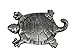 Hampton Nautical Rustic Silver Turtle 6