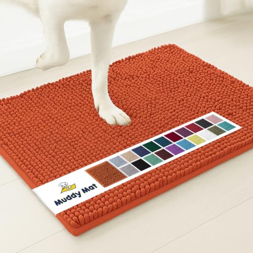Muddy Mat Super Water Absorbent Doormat Orange XXXL