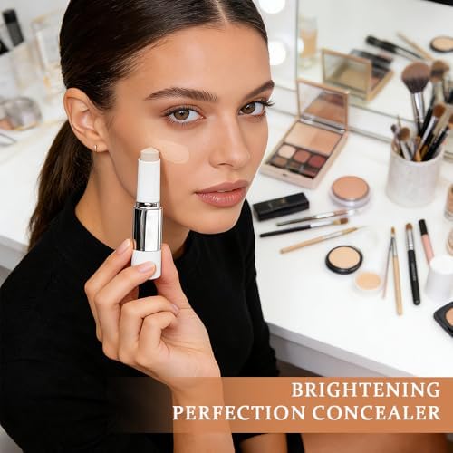 2 unidades de base de maquillaje de cambio de color, 2 en 1 con cepillo, base de cobertura completa a media para maquillaje impecable, de larga duración, hidratante, para todo tipo de pieles, piel
