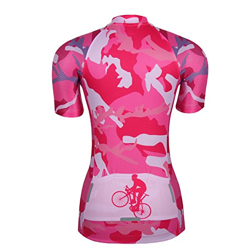 Women's Cycling Jersey Beautiful Bike Bicycle Clothing Shirt Jacket Summer (Asia-S, 26) - Thumbnail 3