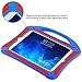 VAKOO iPad Mini Case, iPad Mini 3 2 1 Case Kids Proof Shockproof Drop Proof Soft Silicone Portable Light Weight Handle Case Cover for iPad Mini 3, iPad Mini Retina Display and iPad Mini (Blue/Red)