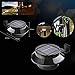 Falove Solar Light Lamp Yard Wall LED Light, Black