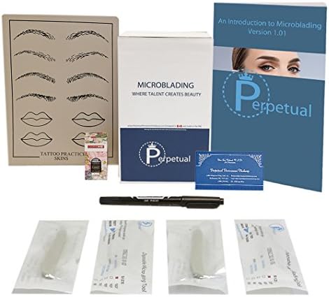 Microblading Starter Kit Permanent Makeup with Doreme Ink Microblades (Disposable Starter Kit)