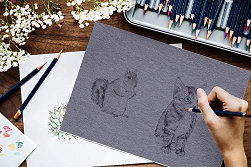 image for Carbon Paper for Tracing, Cridoz 50 Sheets Carbon Transfer Tracing Pap