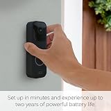Blink Video Doorbell and Sync Module 2 with Battery Power White view 5