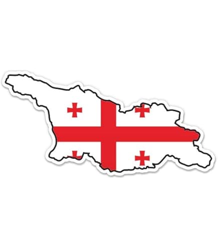 Sakartvelos Gaumardjos Hello Georgia - Georgian Flag" Poster For Sale