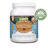 Perfect Hydrolyzed Collagen Peptides Powder - Made From 100% Brazilian Pasture Raised (Grass-Fed) Cows. Large 660 Gram Container of Collagen Hydrolysate, Highest Bioavailability