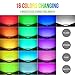 LE Outdoor Led Flood Lights, IP65 Waterproof, 30W RGB, 16 Color Changing, 4 Lighting Modes, Plug in Security Lights with Remote Control, for Home, Backyard, Patio, Garage and More