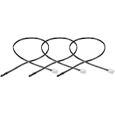10K Ohm NTC Thermistor Temperature Sensor Probe, 19.6" Waterproof, 3 Pack | High Accuracy Epoxy Tip Thermal Sensor, Replacement for HVAC, AC, Refrigerator, Freezer, Water Heater &amp; Home Appliances