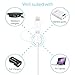 Apple MFi Certified Lightning Cable - Skiva USBLink Duo 2-in-1 Sync and Charge Cable (3.2 ft / 1m) with Lightning & microUSB for iPhone 11 Xs Xr X 8, iPad Air, Samsung Galaxy S7 (White) [Model:CB104]