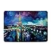 iCasso MacBook Air 13 Inch Case 2018 Release A1932,Rubber Coated Cover with Keyboard Cover Compatible Newest MacBook Air 13 Inch with Retina Display fits Touch ID,Night View of Paris