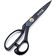 SMITH CHU Sewing Scissors-Heavy Duty Tailor Scissors Shears for Fabric,Leather,Raw Materials,Dressingmaking,Altering-Professional Upholstery Shears for Dressmakers Students Office Crafting (9 inch)