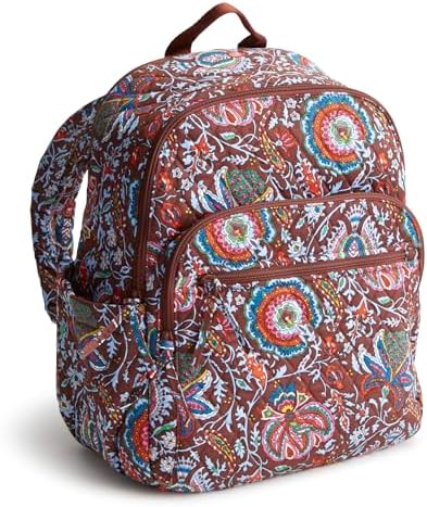 Amazon.com: Vera Bradley Women's Premium Cotton Bancroft Backpack