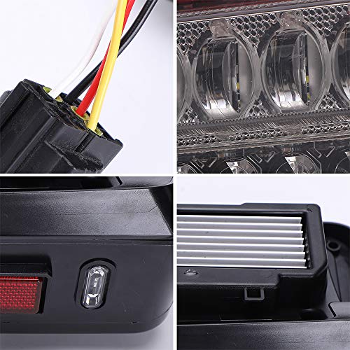 SPL DOT Approved LED Tail Light & Brake Light & Ultimate Reverse Lights EMC Build-in Rear Light Back Up Lights Daytime Running Lamps Replacement for Jeep Wrangler JK/JKU 2007-2017 - Thumbnail 3