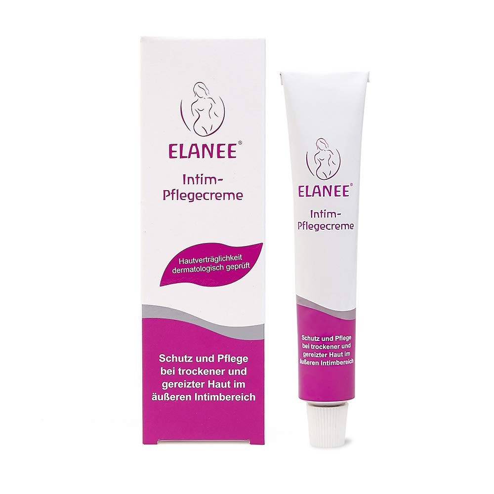 ELANEE Intimate Care Cream Protection and Care for Dry, Irritated Skin - with Regenerating Panthenol and Nourishing Oils 20 ml (406-00)