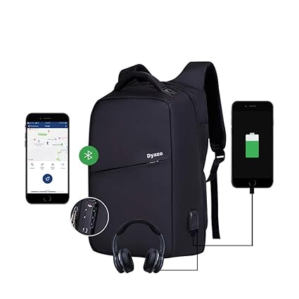 Dyazo Anti Theft Laptop Backpack with Bluetooth connectivity and Mobile App