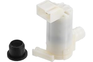 Partuto Windshield Washer Pump No.2892050Y00 - Car Windshield Washer Pump Motor Replacement - for Nissan Sentra 1991-1999 Plastic Beige - 1 Pc