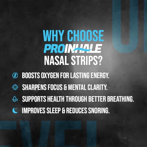 Athletic Nose Strips for Breathing – Flexible Nasal Strip for Comfortable Fit, Secure Hold, Non-Slip Adhesive Nose Tape, Sport and Sleep Nose Strips, 60 Count Nasal Expander Strips