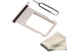 Ewparts Sim Card Tray Slot Holder Compatible with iPhone 8 Sim Tray Holder Replacement Sim Card Tray Gold with Waterproof Rubber Ring and Eject Pin