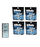 Sensor Excel Refill Blade Cartridges, 10 Ct. (Pack of 4) with FREE Loving Color trial size conditioner