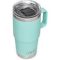 YETI Rambler 20 oz Travel Mug ミント YETI Rambler 20 oz Travel Mug, Stainless Steel, Vacuum