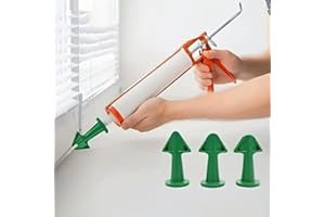 Scraper Application Sealant Tool, Sealant Nozzle Epoxy Piston Accessories, 3 Different Size, for Floor Cleaning, Tile Joint D