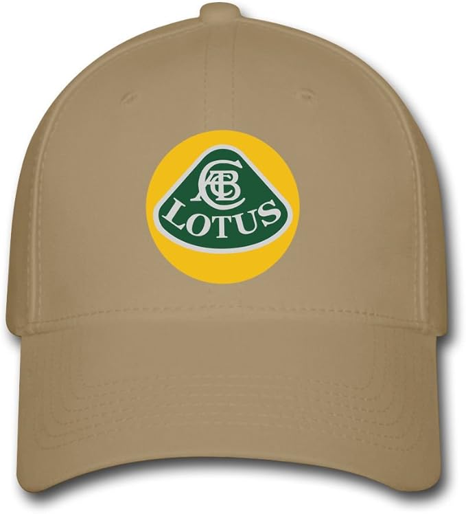 Adjustable Lotus Car Logo Baseball Cap Running Cap Khaki