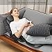 IDODO Shiatsu Back Massage Cushion with Heat, Deep Kneading Rolling Seat Back Massager Pad, Release Pain, Fatigue from Back, Lumbar, Hip and Thighs