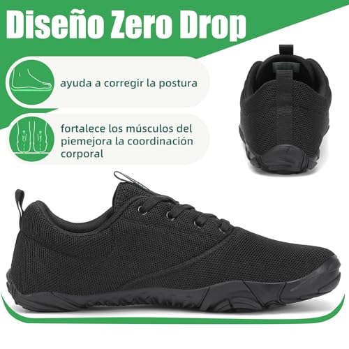 SAGUARO Unisex Barefoot Shoes Non-Slip and Lightweight Trail Running Shoes, Size 36-48