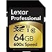 Lexar Professional 600x 64GB SDXC UHS-I Flash Memory Card LSD64GCRBNA600
