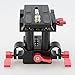 CAMVATE Quick Release Mount Base QR Plate for Manfrotto 501/504/ 577/701 Tripod Standard Accessory(Red)