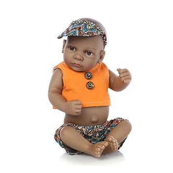 FidgetGear 27CM Cute Super Soft Mini Silicone Simulation Doll Baby Enlightenment Toy Baby Sleep Helper Boy