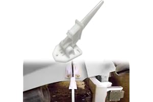 HWIMARINE Marine Boat Speedometer Pitot, Universal Speedometer Automatic Kick-up Pitot Tube Assembly Up to 80 MPH