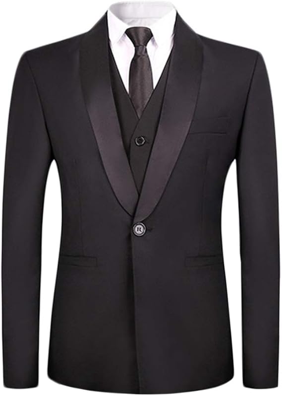 Amazon Co Jp Fomansh スリーピーススーツ メンズ スーツセット テーラード 1つボタン 無地 礼服 スリム 結婚式 卒業式 服 ファッション小物