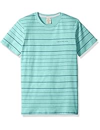 Calvin Klein playera brillante con cuello para niño