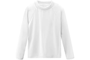 SMARASH Boys Rash Guard Swim Shirts Long Sleeve UPF 50+ Swimwear Toddler Kids Sun Protection SPF Water Surfing Swimming Shirts 0-16Y