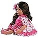Paradise Galleries Reborn Toddler, Hawaiian Hula Girl Doll Lei Aloha, 20 inch GentleTouch Vinyl, 5-Piece Doll Gift Set
