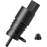 Windshield Washer Fluid Motor Pump for Audi Mercedes Benz BMW VW Porsche | for 318i 325i 328i 330i X3 X5 525i 528i 530i 535i 540i A4 A6 C280 C320 C32 C36 E300 E320 Jetta Passat, 67128362154 2218690121
