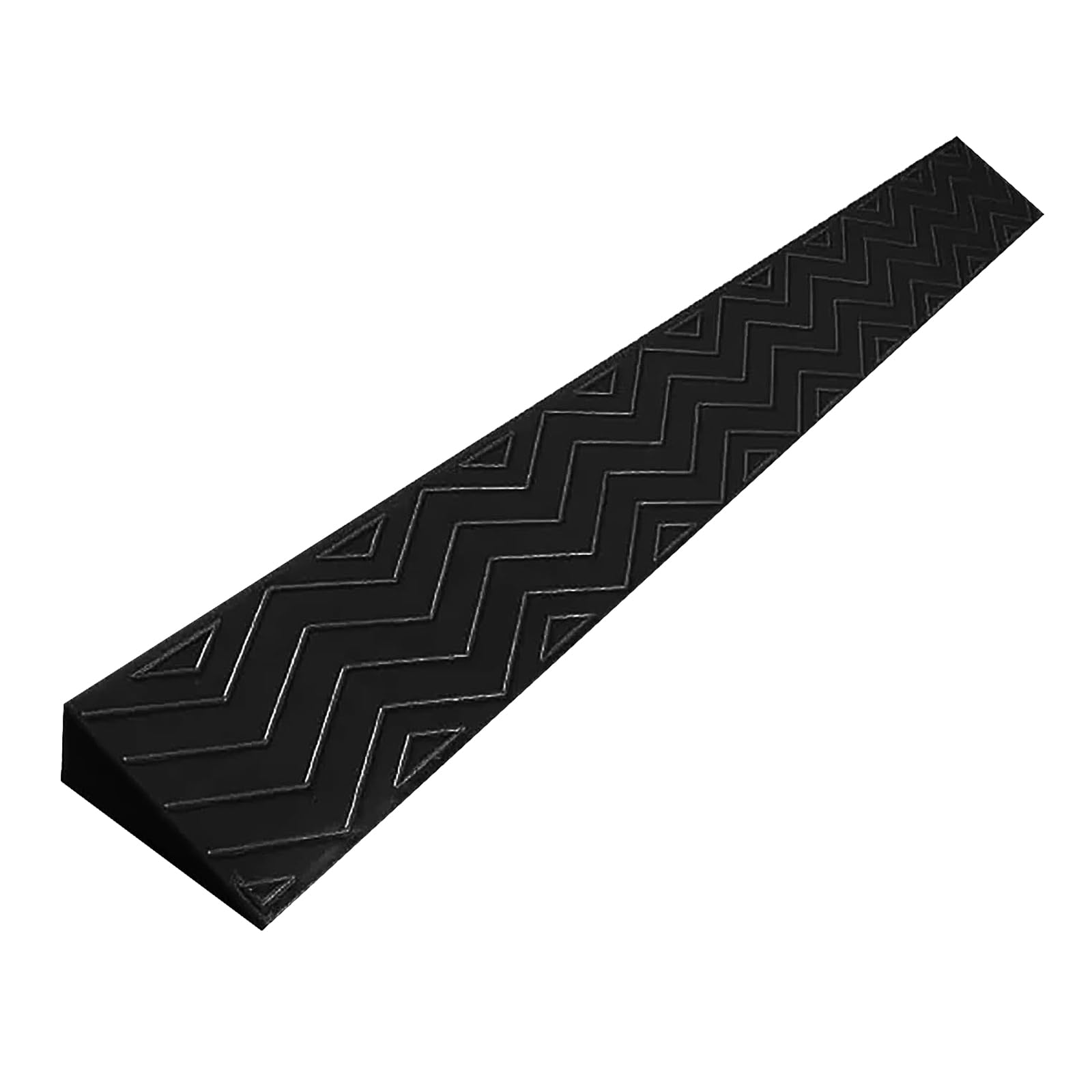 Threshold Ramps, Rise Threshold Ramps for Wheelchairs, Wheelchair Ramp Non-Slip Threshold Transition Strip for Doorways, Stairs, Steps, Sweeping Robot, Mobility Scooters (Black, 100 * 15 * 7cm)