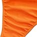 TiaoBug US Women One-piece High Cut Thong Leotard Gymnastics Dancewear Bodysuit Orange