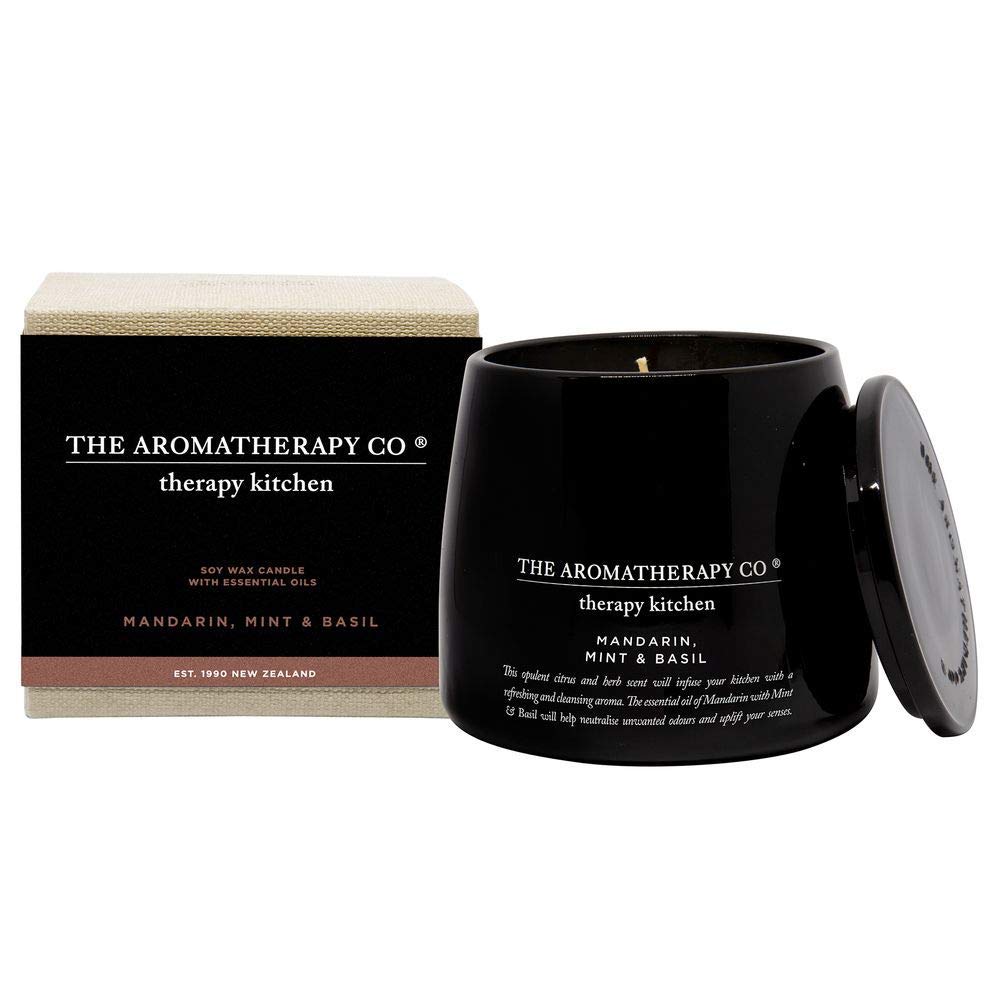 Aromatherapy Kitchen Therapy Candle - Mandarin Mint and Basil 260g