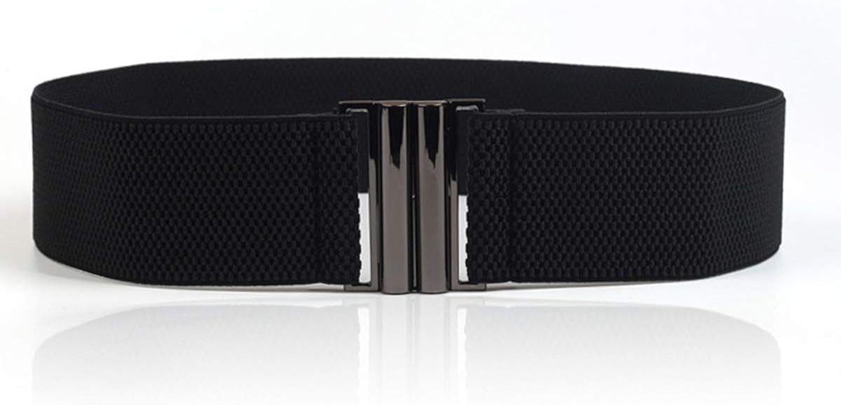 BlackButterfly 3 Pouces De Large Élastique Boucle Vintage Ceintur M Xl Amz B077tx1wfh