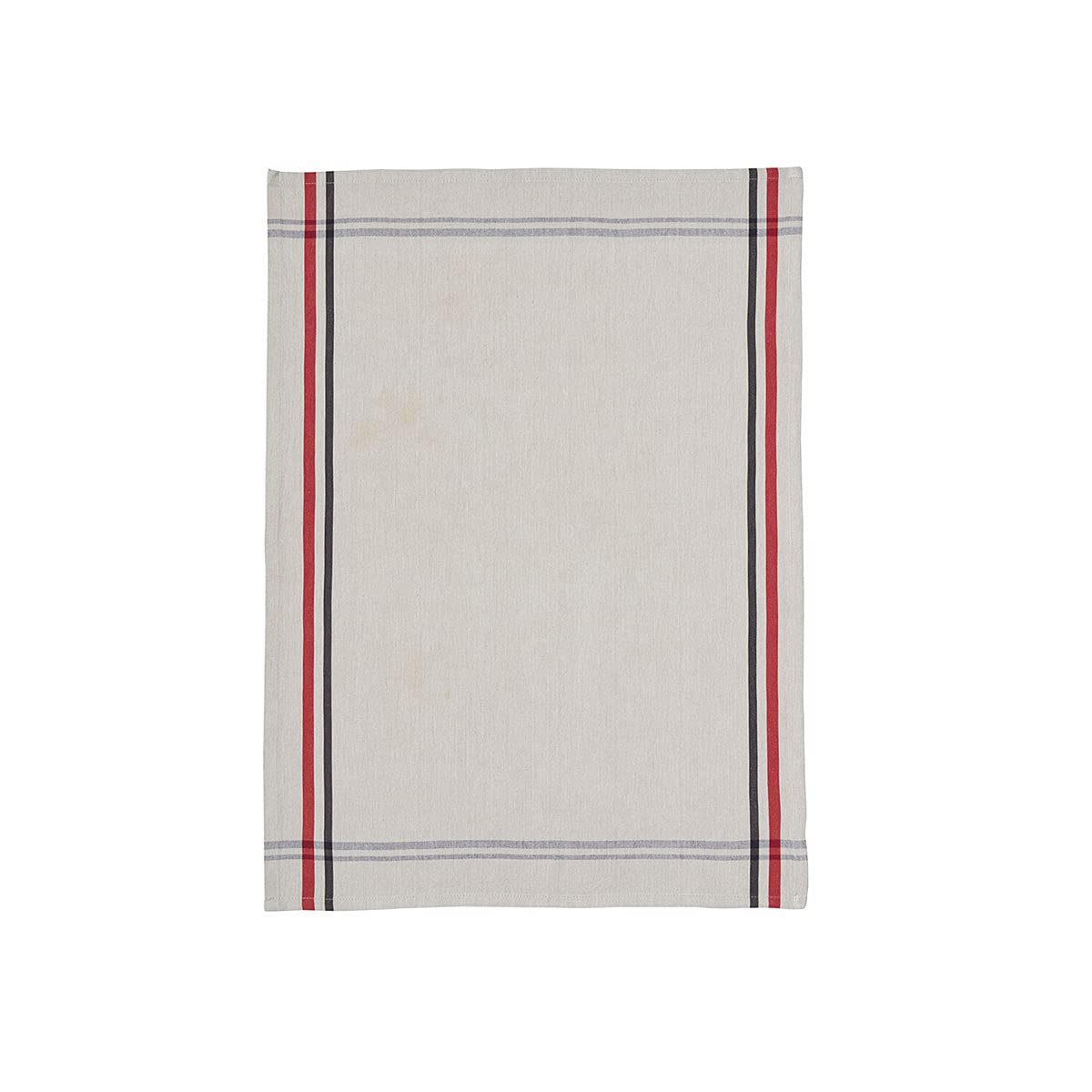 Marcel Cotton Jacquard Printed Tea Towel, Natural, 50 x 75 cm