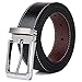 Tonly Monders Men's Belt Leather Reversible Black Brown, 1.25 Inch Wide, 35 36 37 Waist